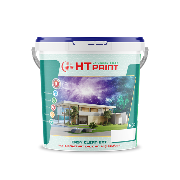 Sơn HT Paint 18L ngoại lau chùi - Công ty TNHH UNICHEM Việt Nam